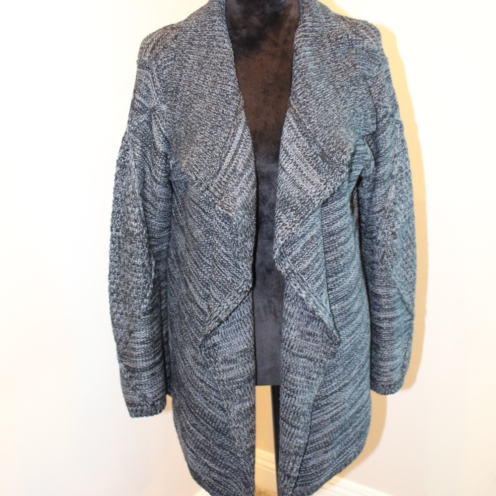 Light/Dark Grey Thick Long Sleeve Sweater